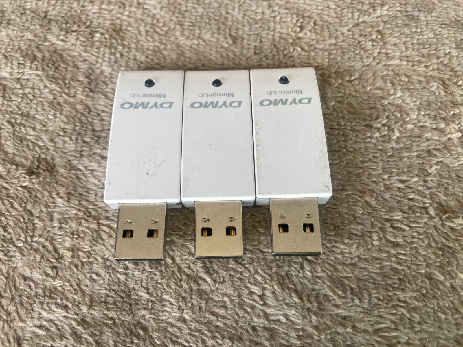 Lot of (3) DYMO MimioHub USB Adapter ICD01 Only.