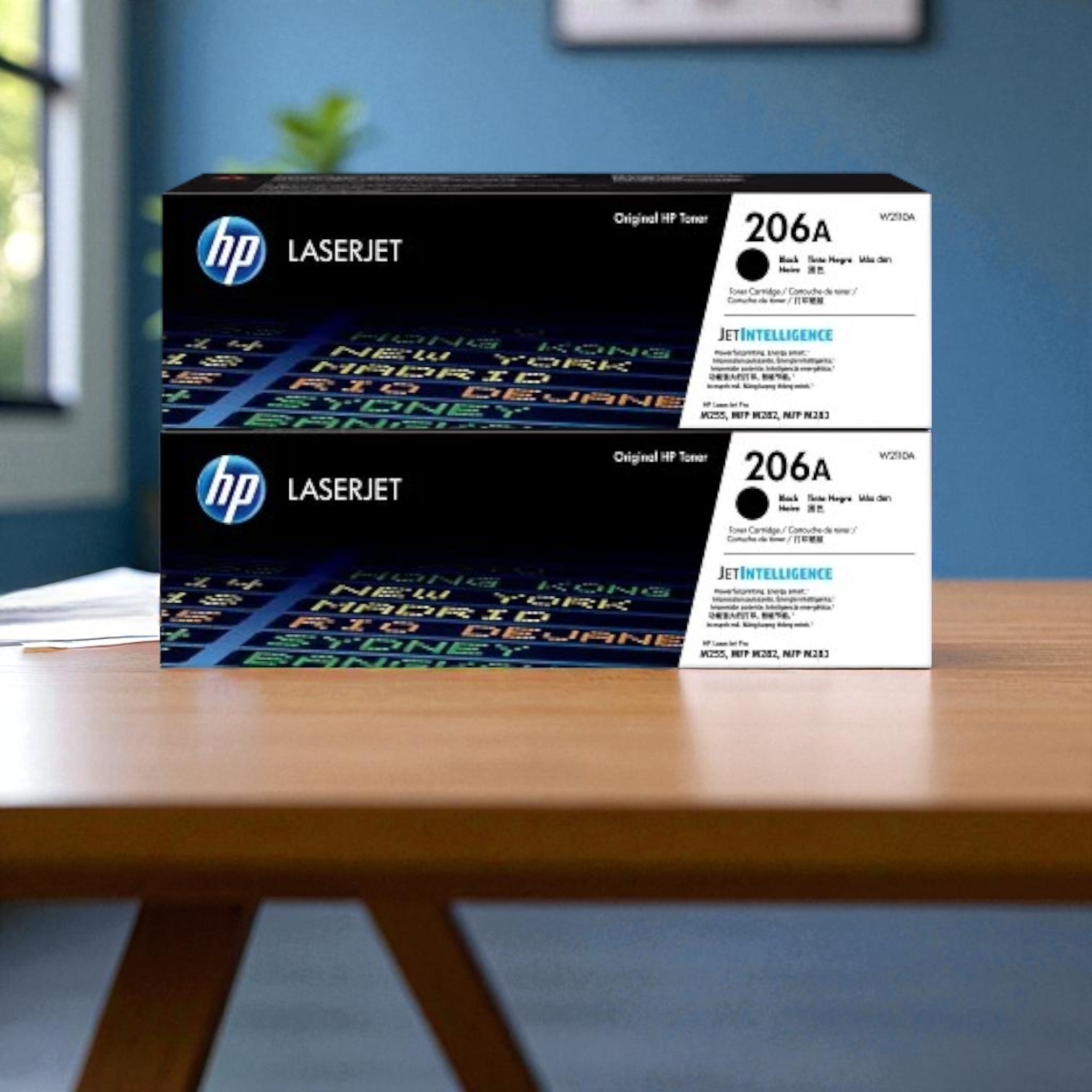 Open Box HP 206A Black Original LaserJet Toner Cartridge (2-pack), W2110A