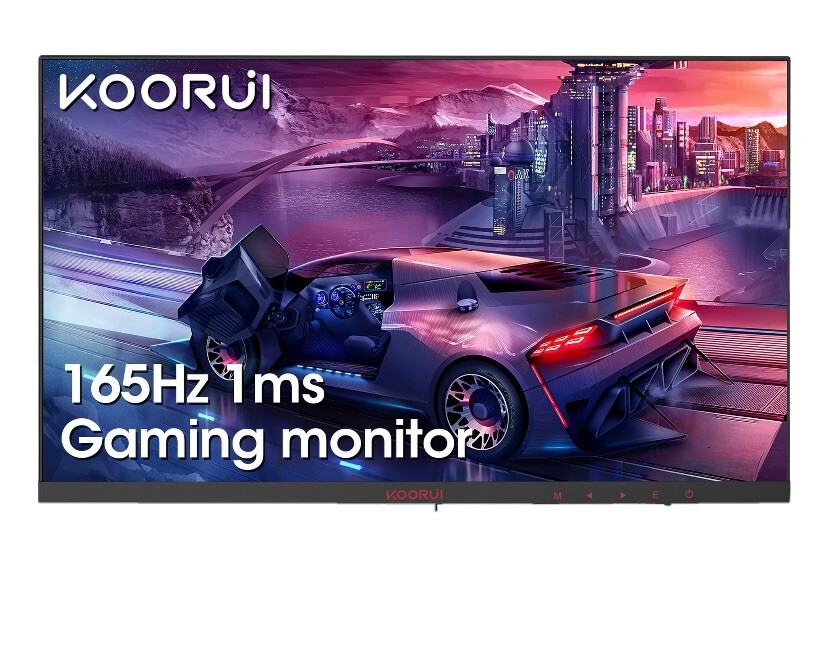 KOORUI 24 inch High-Performance 165Hz/144Hz 1ms(MPRT) 100% sRGB gaming monitor