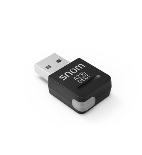 Snom A230 DECT Adapter for Headset, Speakerphone, Phone