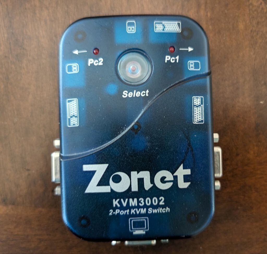 Zonet KVM3002 2-Port KVM Switch