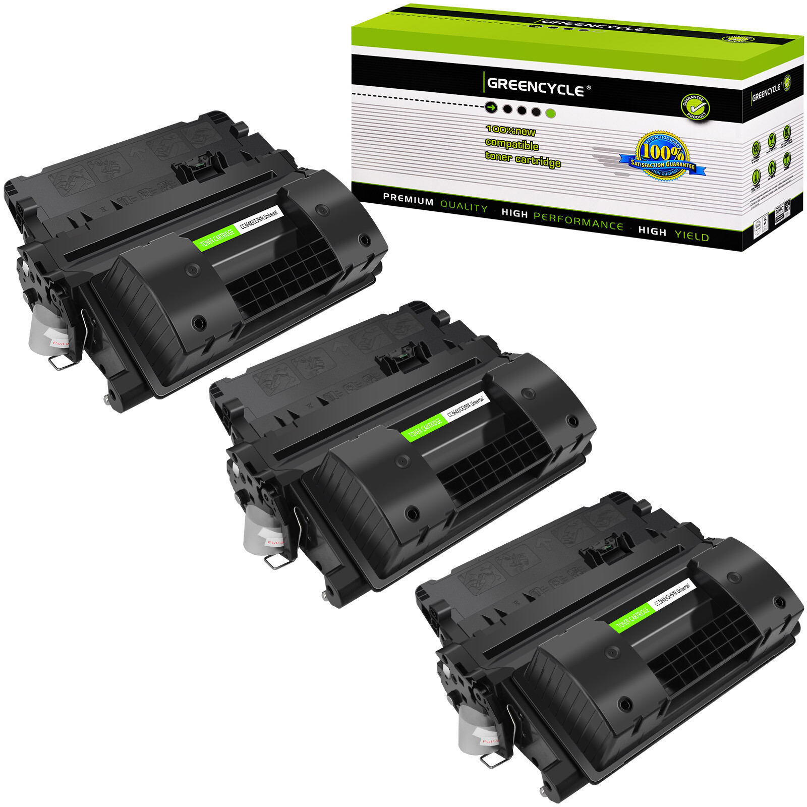 3PK High Yield CC364X Toner Fits for HP LaserJet  P4515tn P4515x P4515xm P4515n