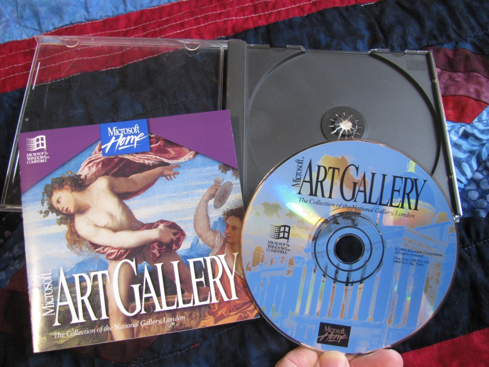 Microsoft Art Gallery CD-ROM 1994 Windows