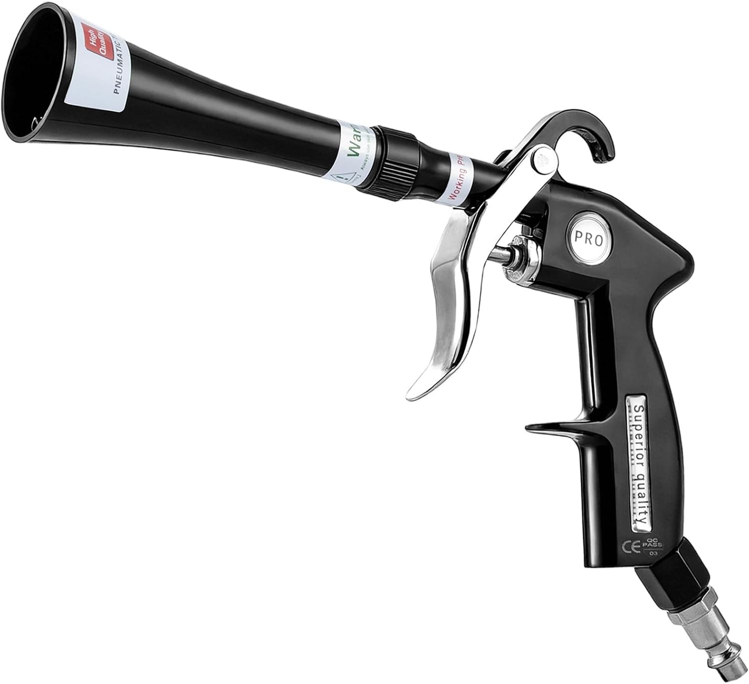 High Pressure Tornado Car Cleaning Gun – Detailing Air with Brass Black