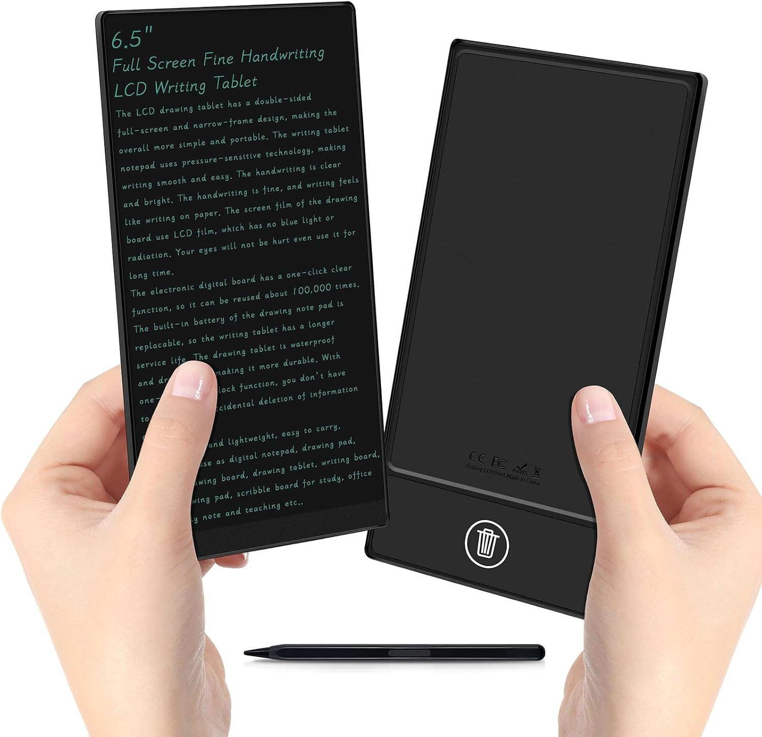 LCD Writing Tablet for Adult: Mini 6.5 Inch