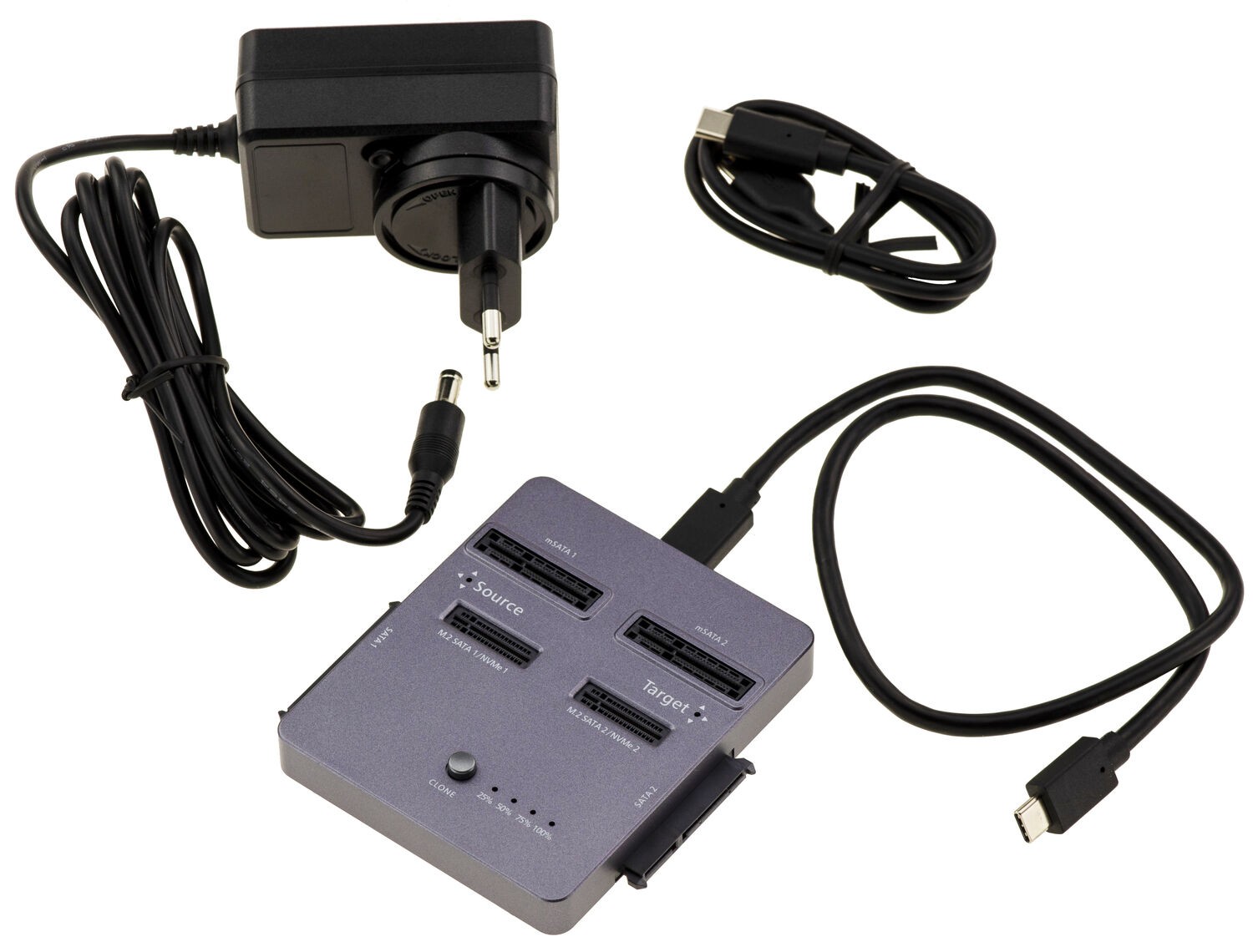 KALEA-INFORMATIQUE Cloning Station HDD SSD SATA mSATA M2 NVMe