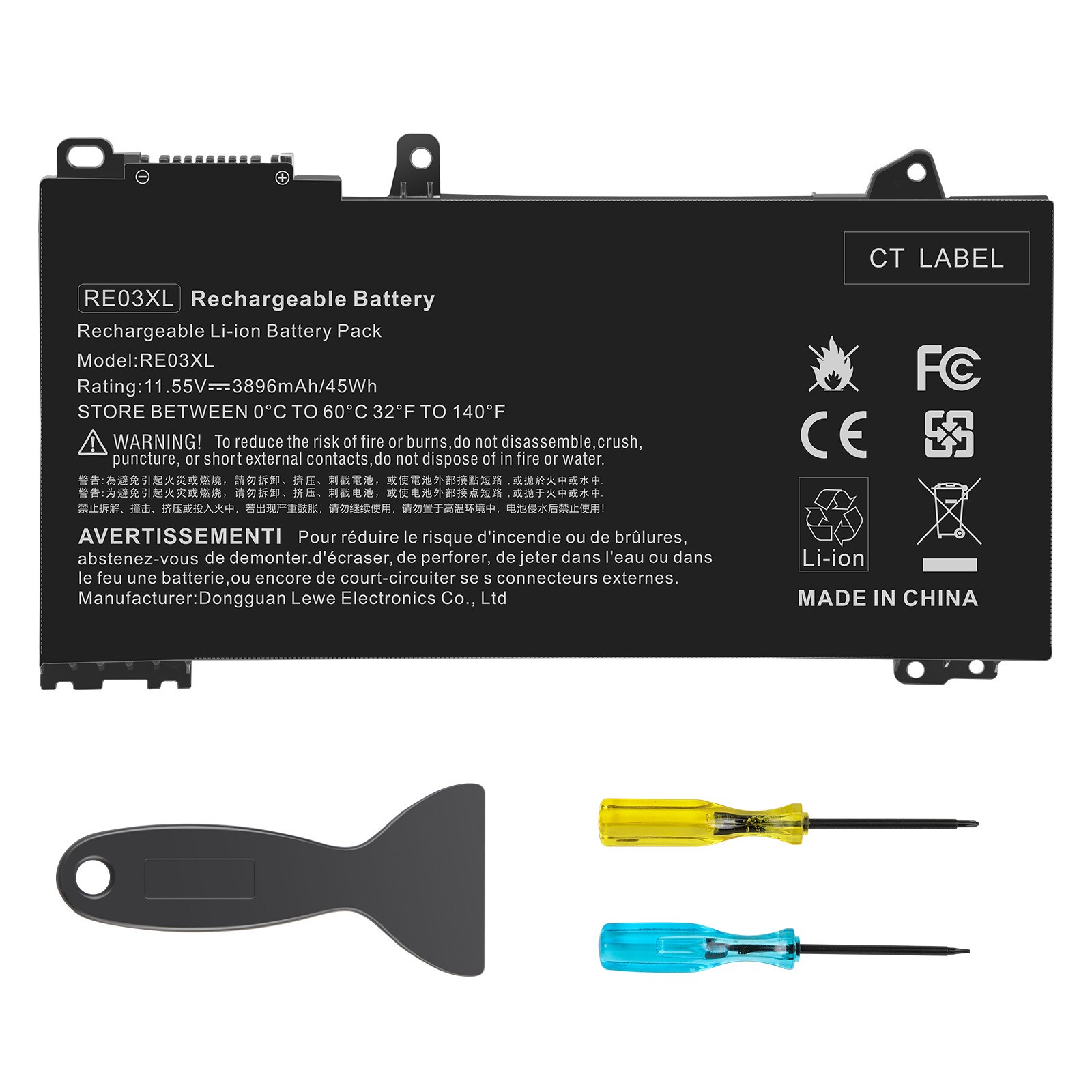 ❤️LOT RE03XL Battery For HP ProBook 430 440 445 450 455R G6 G7 L32407-AC1 Series