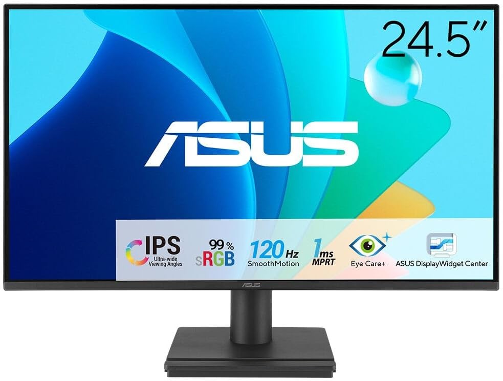 ASUS VA259HGA 24.5" FHD IPS 120Hz - Adaptive-Sync and Eye Care Technology