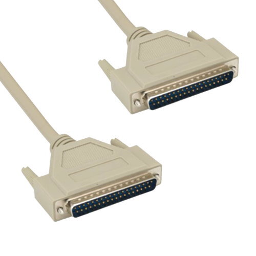 10PCS 3' DB37 37Pin Male to Male Cable 28AWG Serial RS-449 Shielded Straight