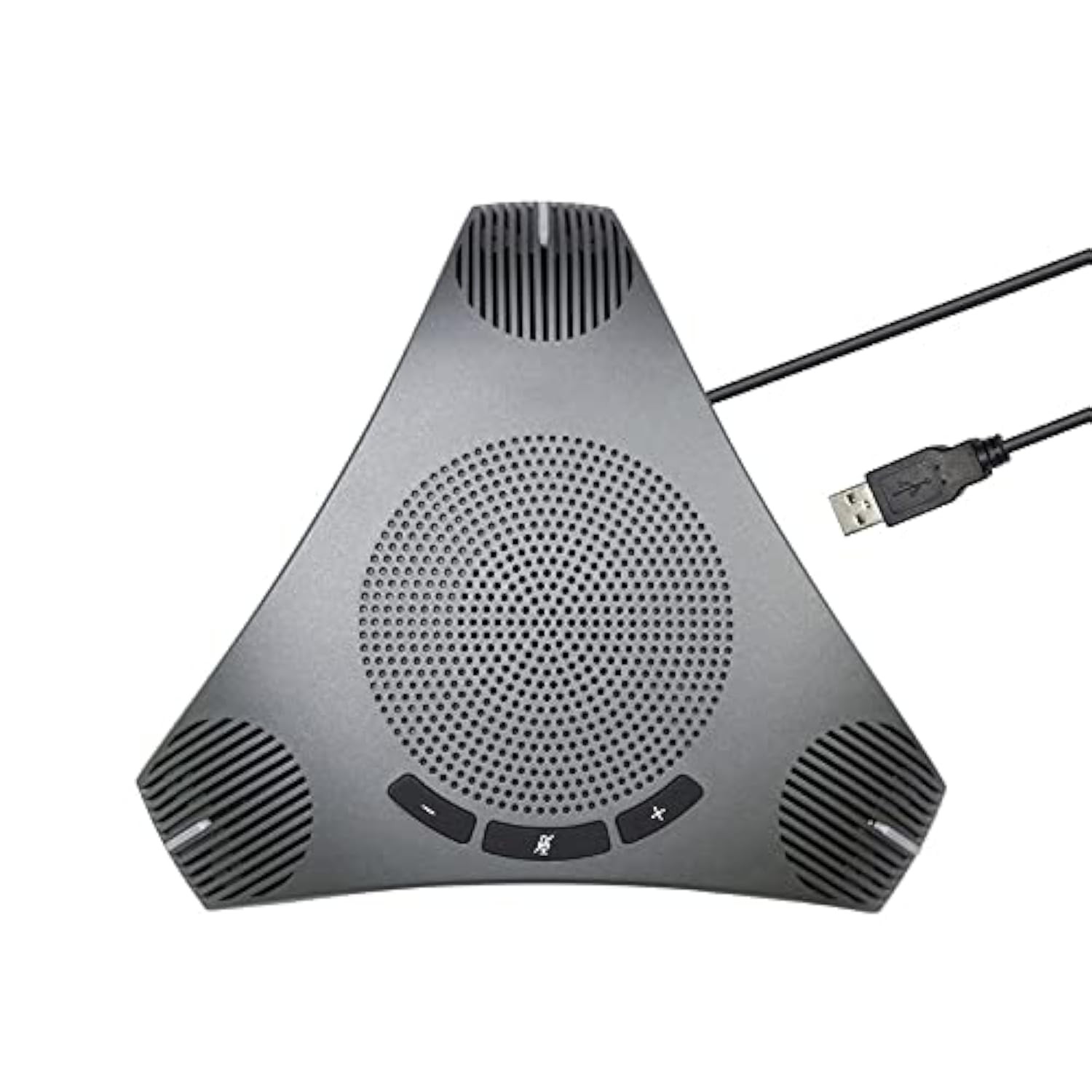 Conference Speaker and Microphone,360° Omnidirectional USB Speakerphone Micro...