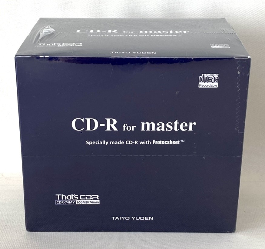 That’s Taiyo Yuden CD CDR-74MY10P CD-R For Master 74min Audio New from Japan