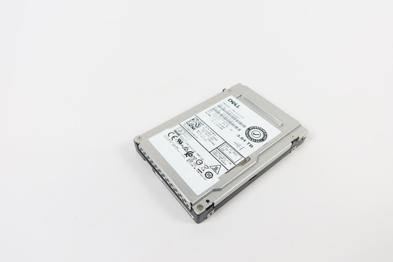 91W3V 091W3V Dell 3.84TB SAS 2.5" 12G MU SSD KPM5XVUG3T84