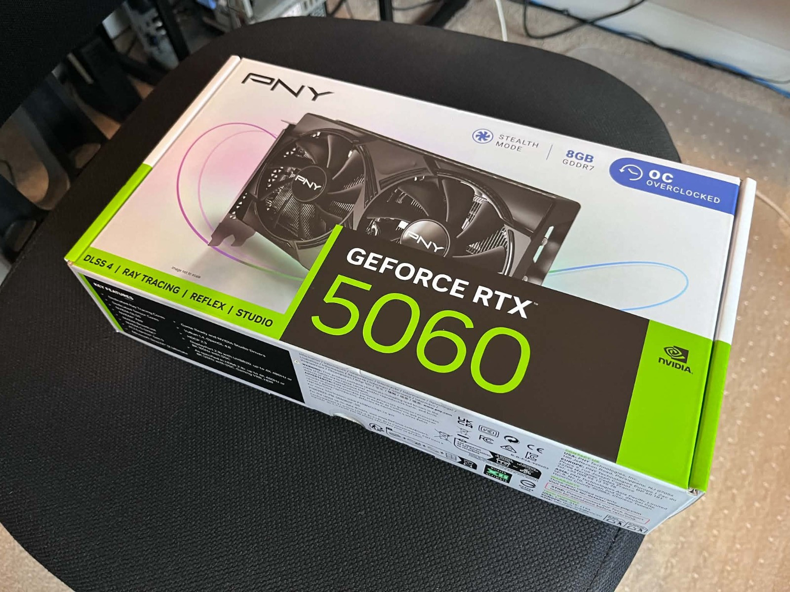 Box Only PNY Nvidia GeForce RTX 5060 8GB OC