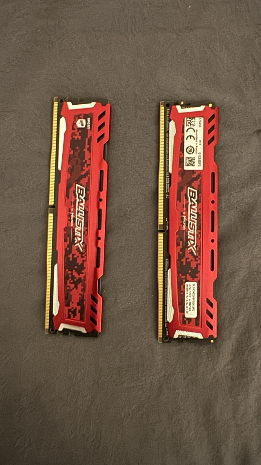 Crucial Ballistix Sport LT rot 16 GB (2x8GB) BLS8G4D240FSE DDR4-2400 (#16036)