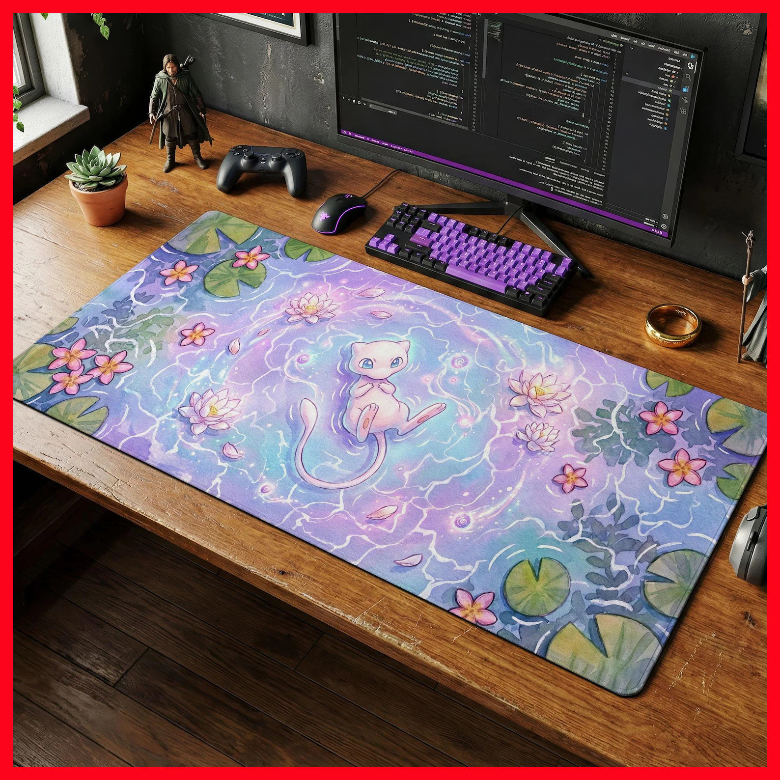 Mew Pokemon Gaming Desk Mat Mouse Pad Large XXL FASTSHJP249