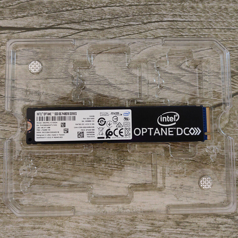  100GB INTEL SSD OPTANE M.2 P4801X 22110 PCIE X4 10.9PBW 60DWPD SSDPEL1C100D