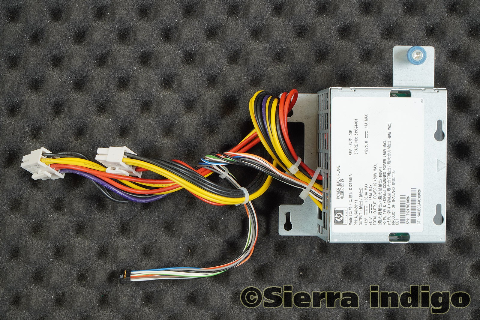 HP 519324-001 Storageworks Power Supply Backplane D12T750 AJ940-60111
