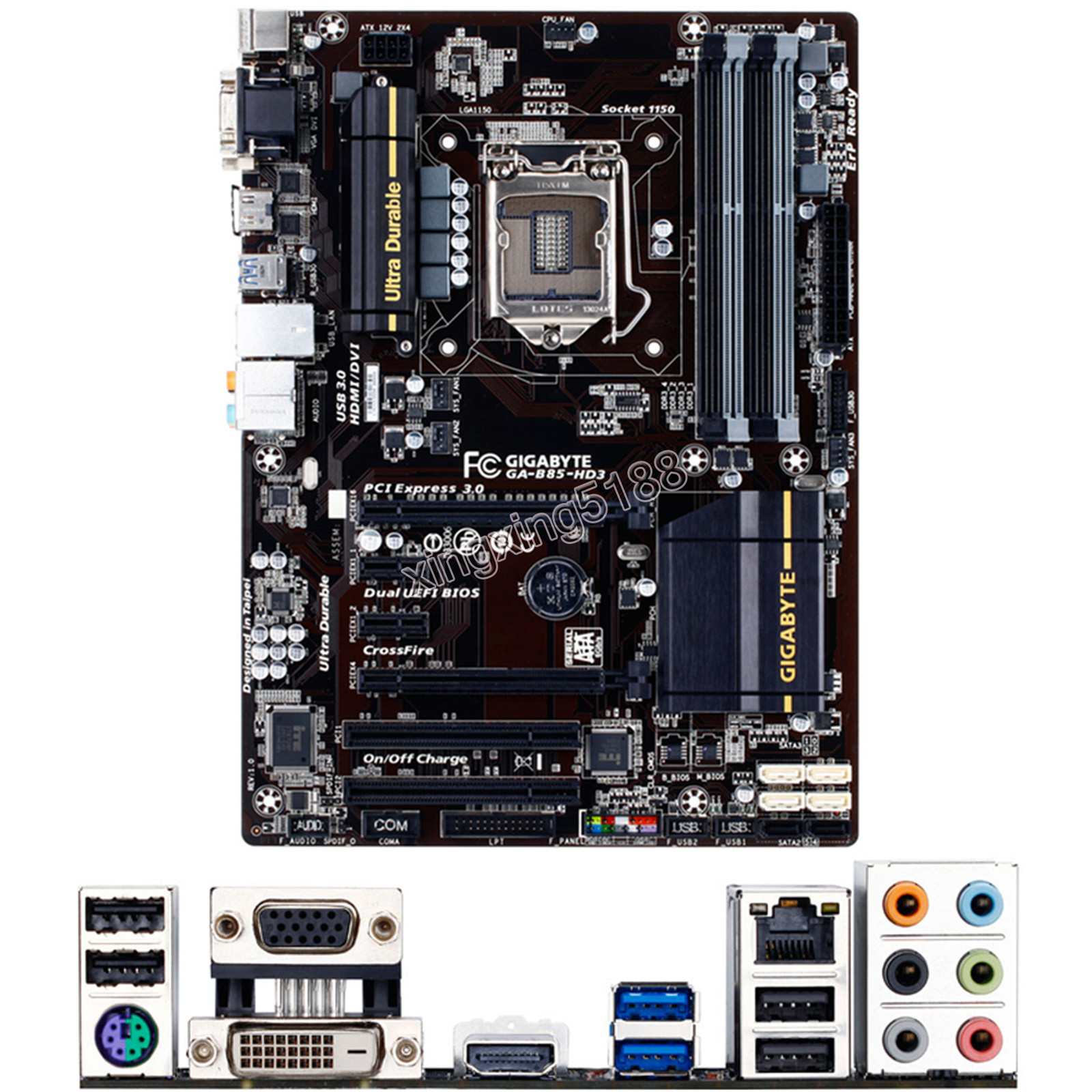 Gigabyte GA-B85-HD3 for Intel Socket LGA 1150 ATX PC Motherboard DDR3 Mainboard