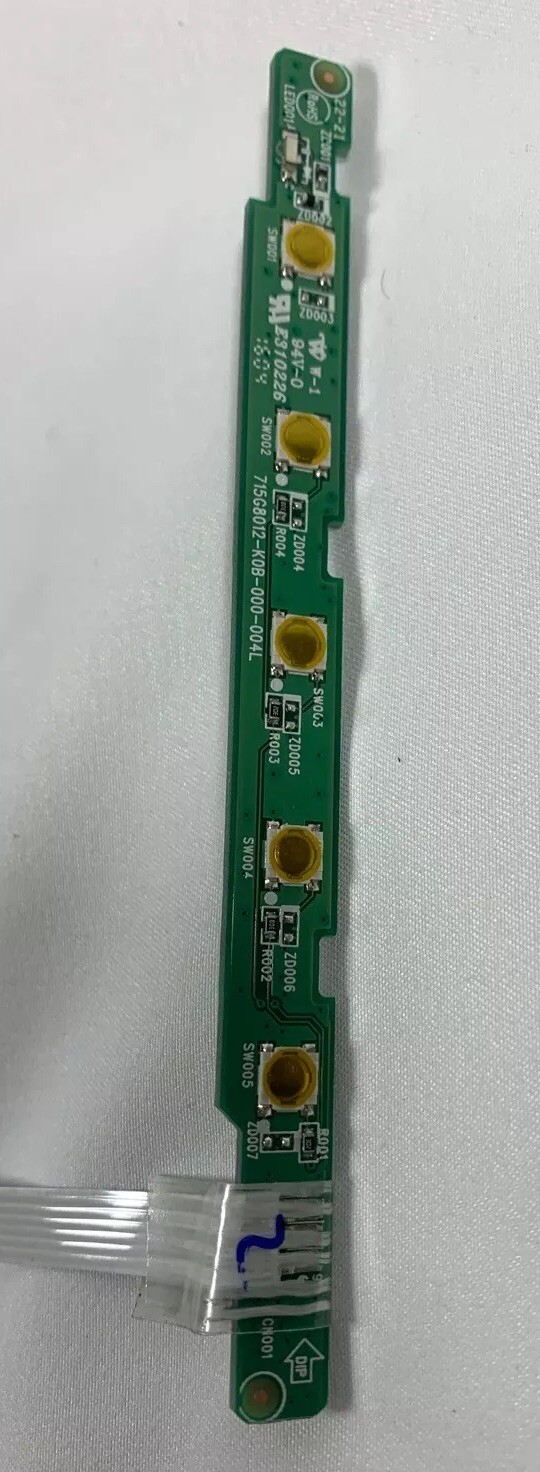 Power Button Circuit Board E310226 AWM 20624 Viewsonic VS16403 VA2759-smh