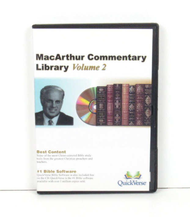 QuickVerse E4 Bible Study MacArthur Commentary Vol. 2 PC Software Tested Works