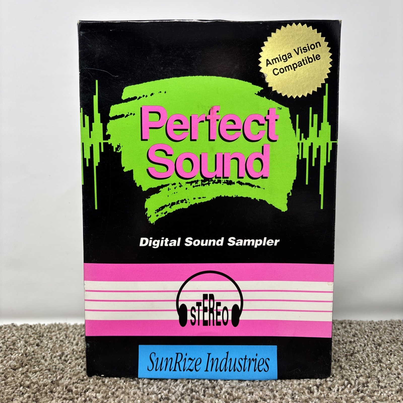 Vintage Amiga Perfect Sound Digital Sound Sampler With Adapter Untested