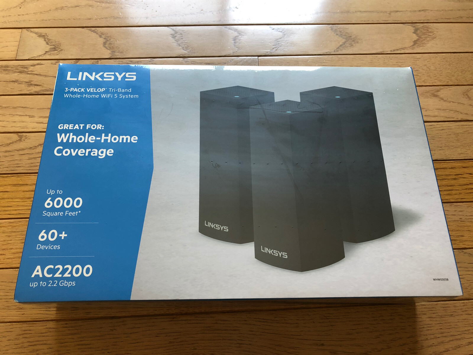 LINKSYS VELOP AC2200 3 PACK ROUTER WHW0303B, BRAND NEW, BEST OFFER