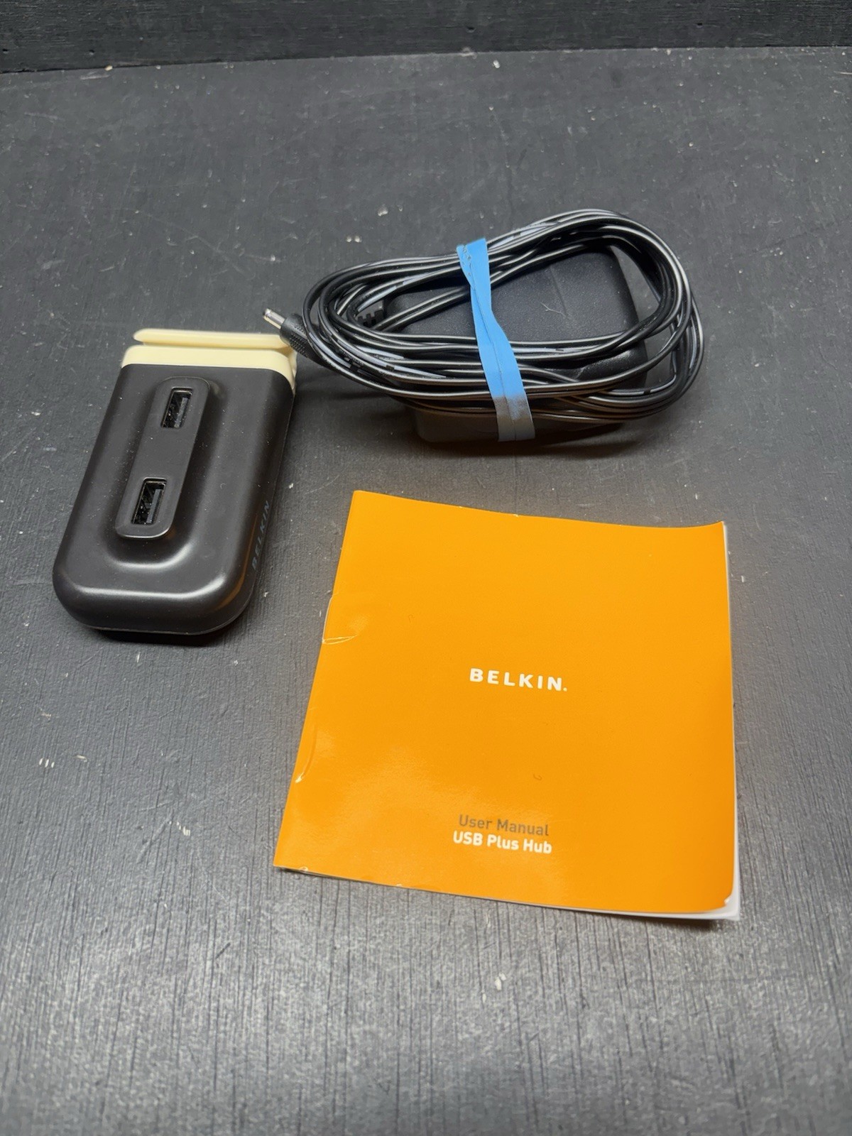 Belkin USB Plus Hub F5U304 Hi-Speed USB 2.0 4-Port Splitter Power Adapter Manual