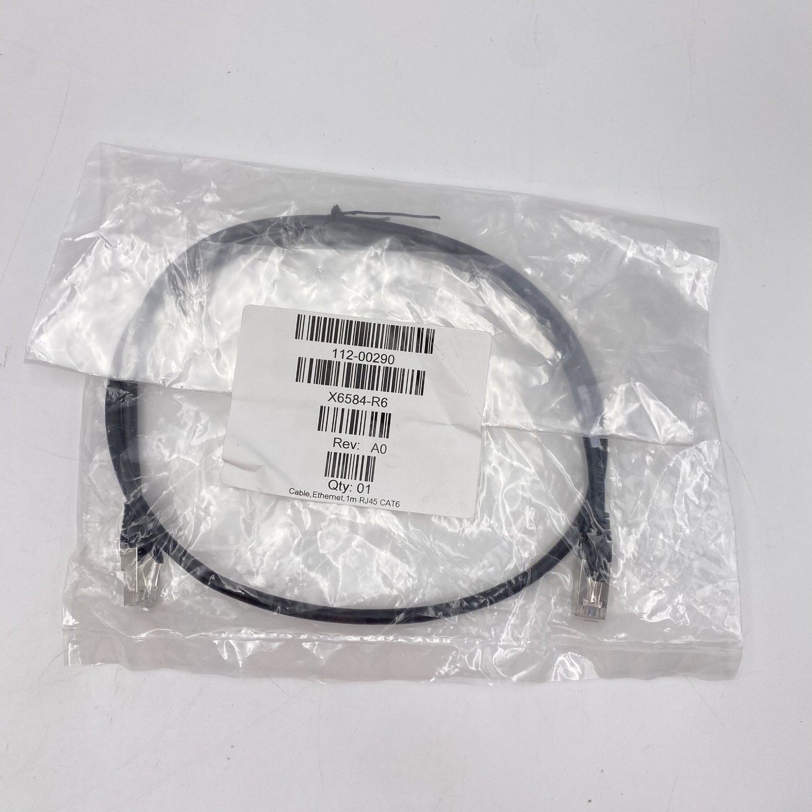 NETAPP Cable, Ethernet, 1 Meter RJ45 CAT6 112-00290 X6584-R6