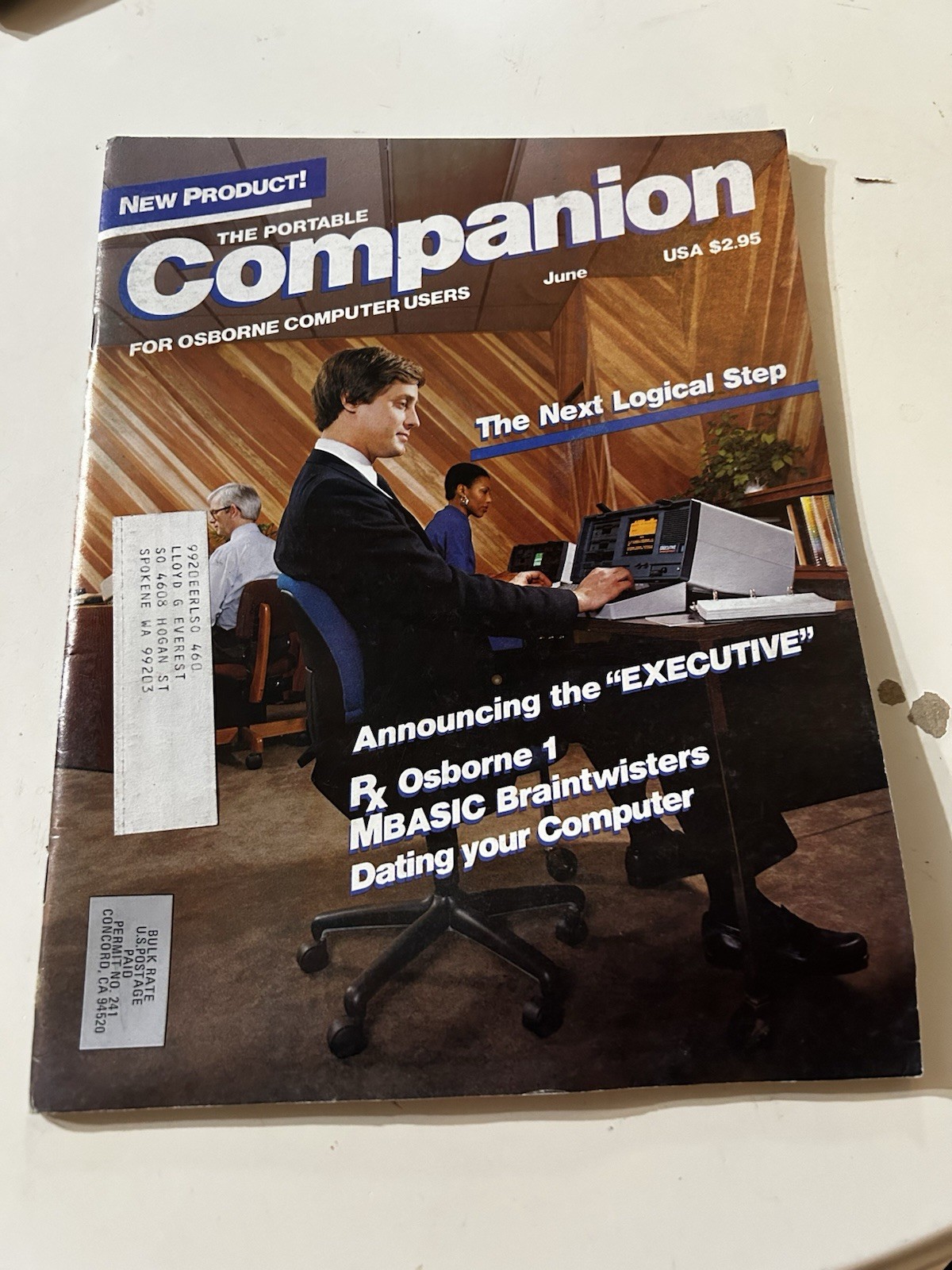 The Portable Companion Magazine June 1983 Osborne Executive Computer Vintage