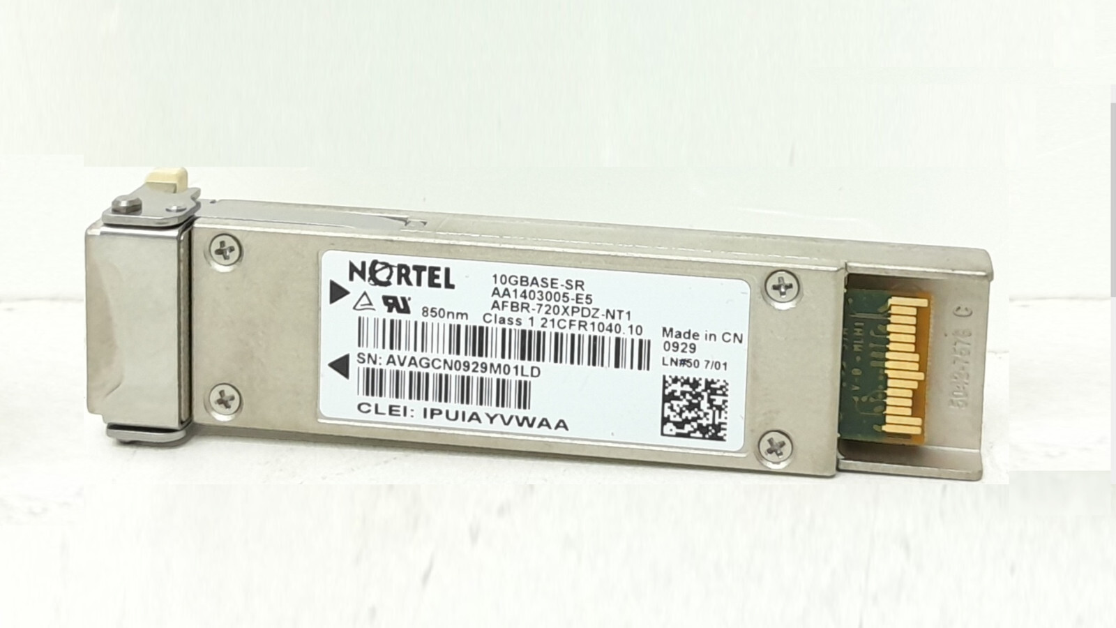 Genuine Nortel Avaya 10GB XFP  AA1403005-E5  JXPR01SW0B2AY  10GBase-SR SFP