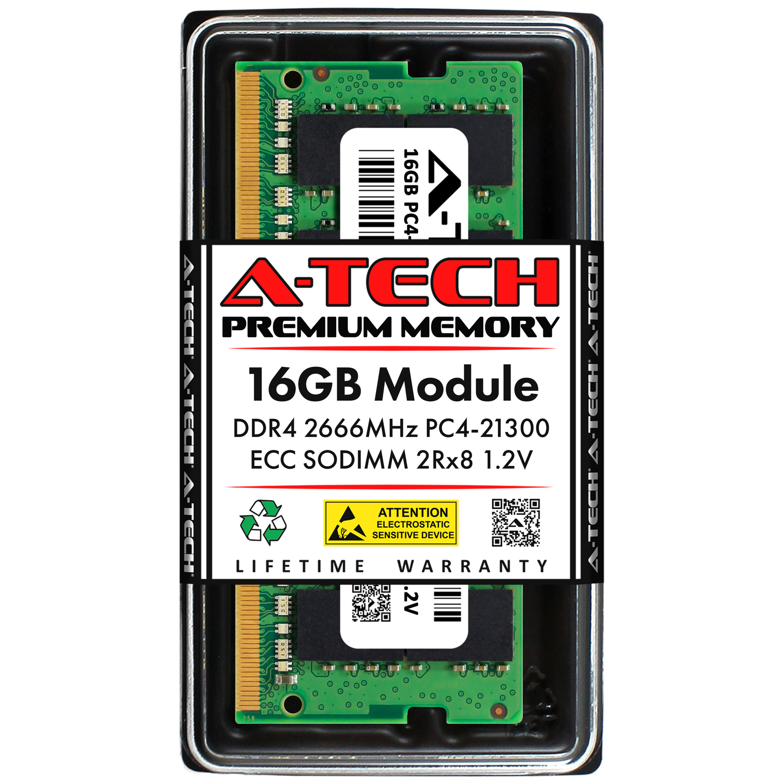 16GB PC4-21300 ECC SODIMM (Replacement for Kingston KSM26SED8/16HD) Memory RAM