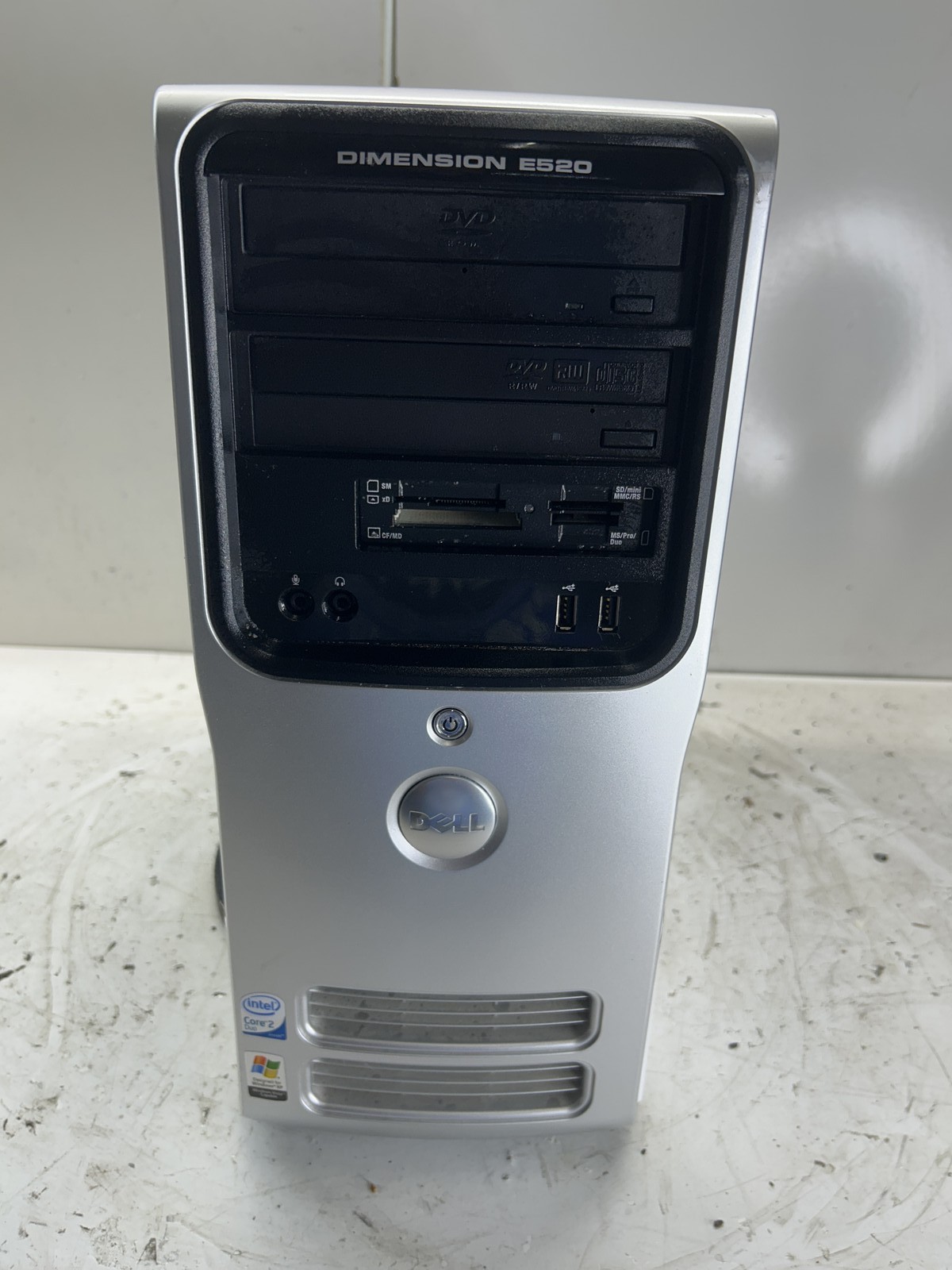 Dell Dimension E520 Intel Core 2 6300 1.86GHz 1GB NO HDD