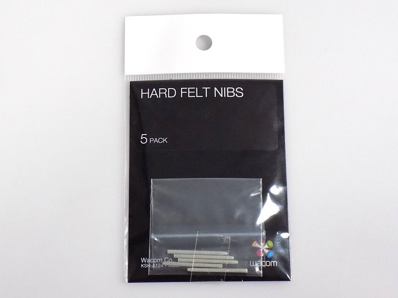 5 Pack Wacom K100473 ACK-20003 Hard Felt Pen Nibs Replacement Felt Tips for Intuos