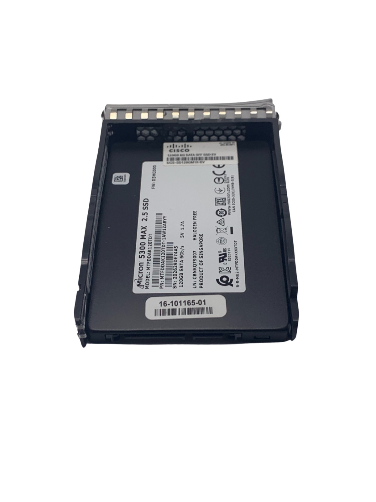 Cisco UCS-SD120GM1X-EV 120GB 2.5 6G SATA Enterprise Value SSD"