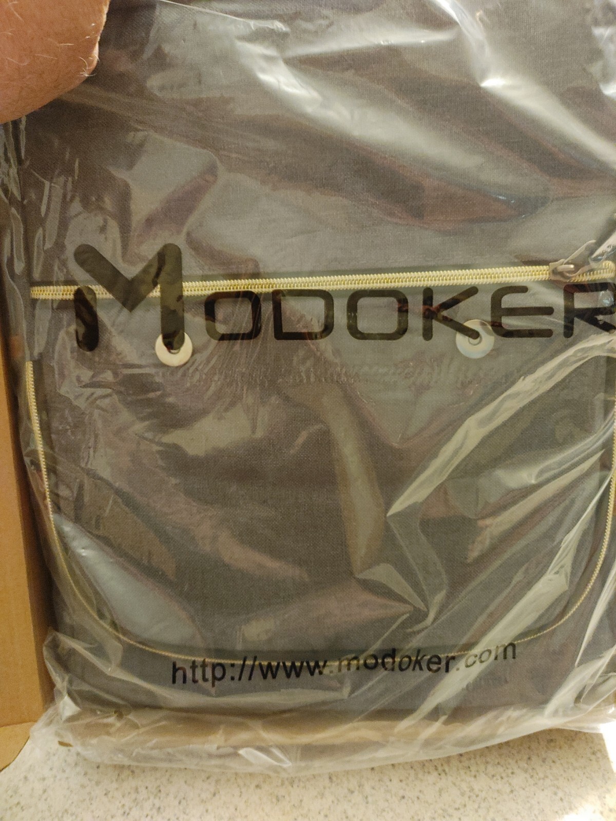 Modoker Vintage 15 inch Bookbag Backpack  - Gray