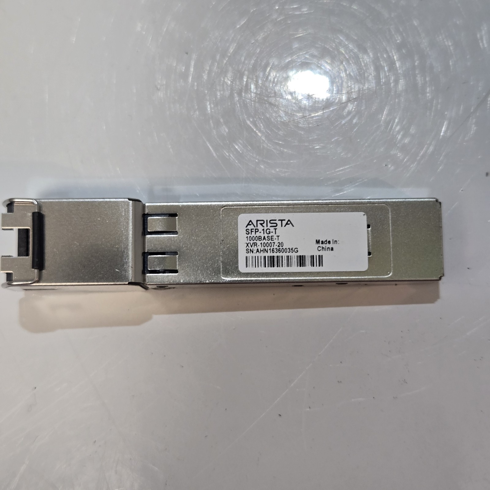 Arista SFP-1G-T XVR-10007-20 1000BASE-T RJ45 1GbE Copper SFP Transceiver