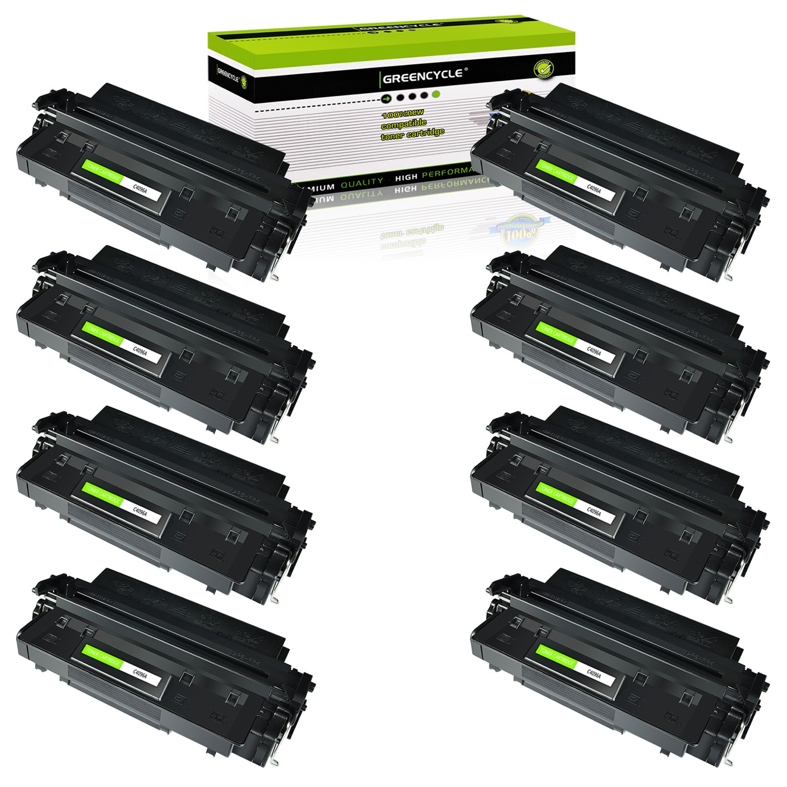 8PK C4096A Toner Cartridge Fit For HP LaserJet 2100  2200d 2200dn 2200dse 2200dt