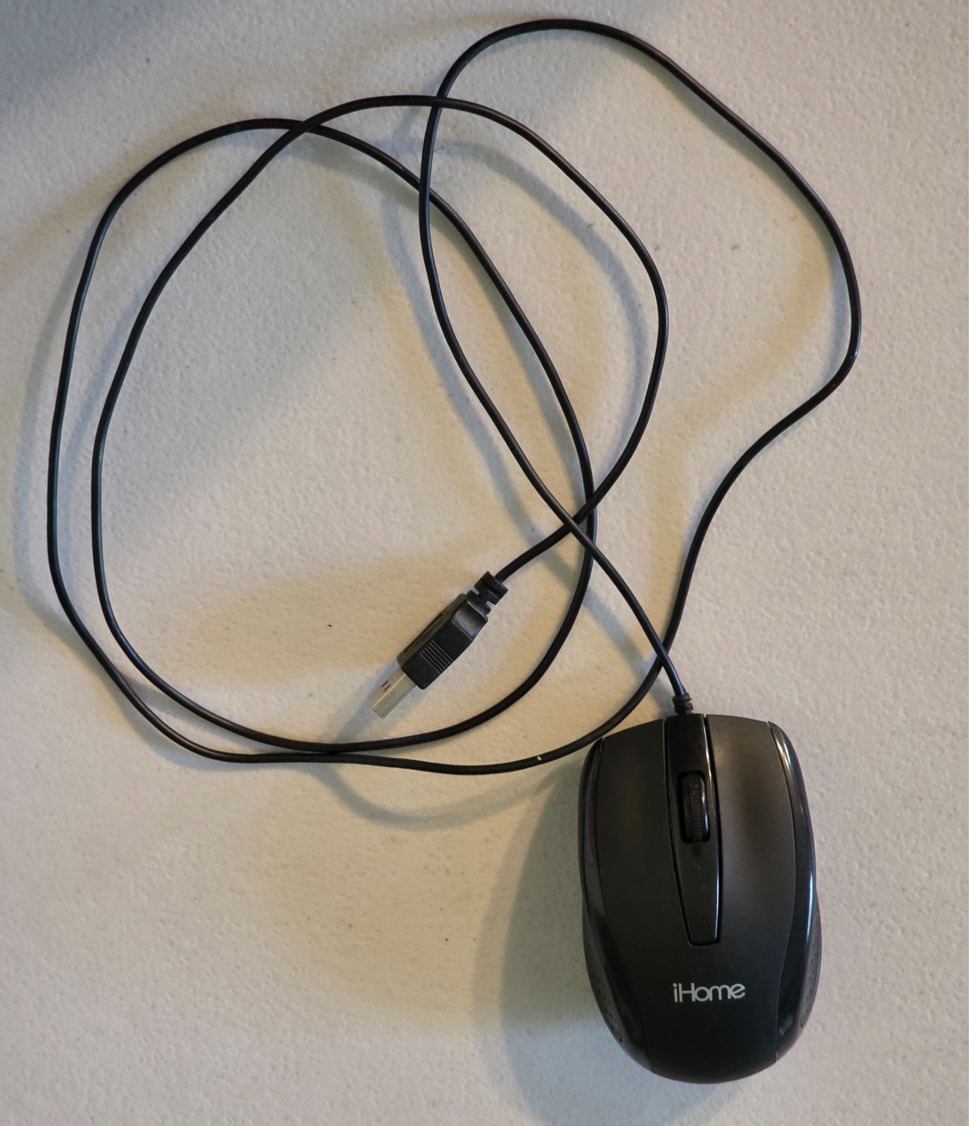 TESTED iHome Corded Optical Mouse Model IH-BL-M600
