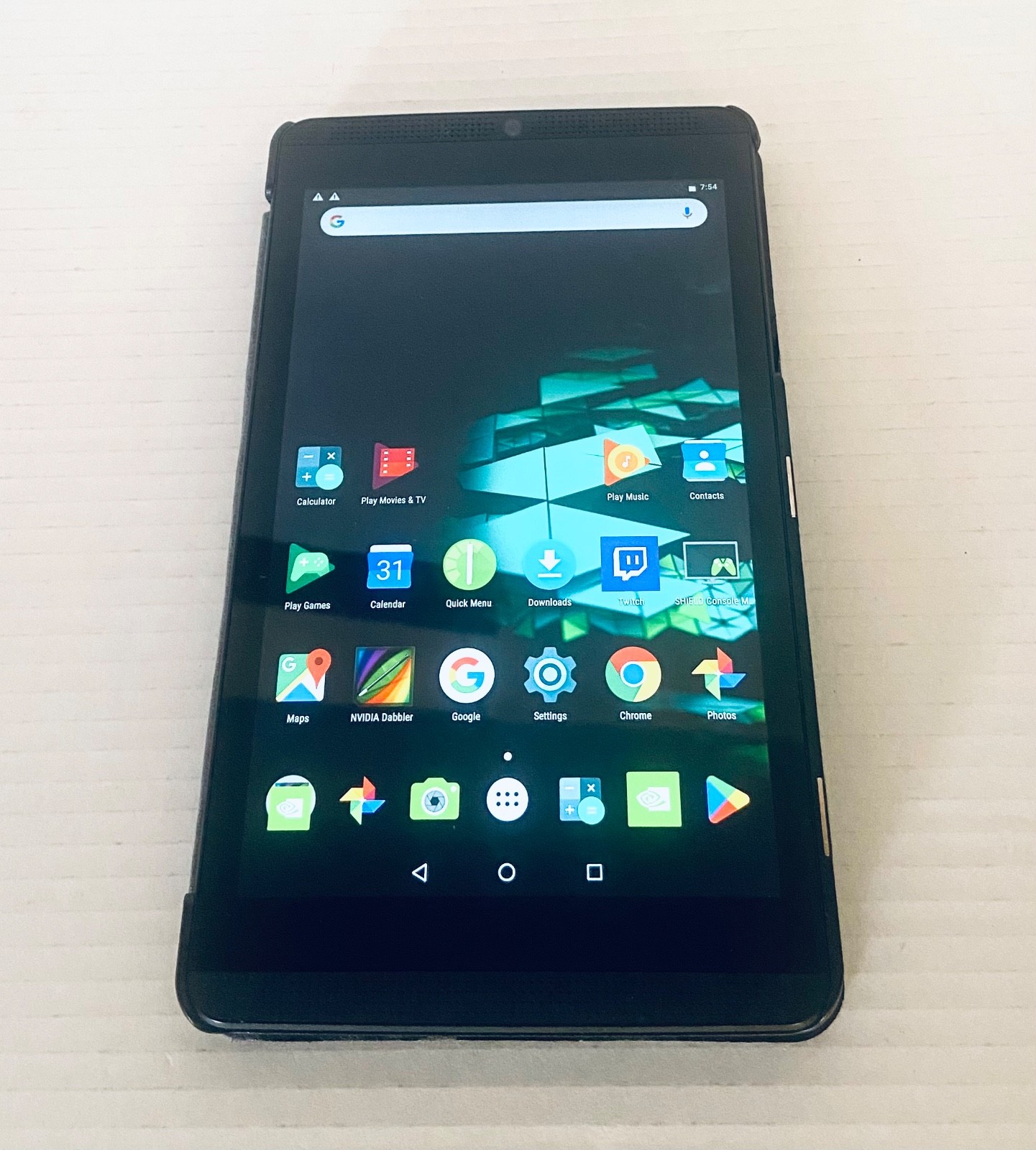 NVIDIA Shield K1 P1761W Wi-Fi 16GB Black Android Gaming Good Condition 284