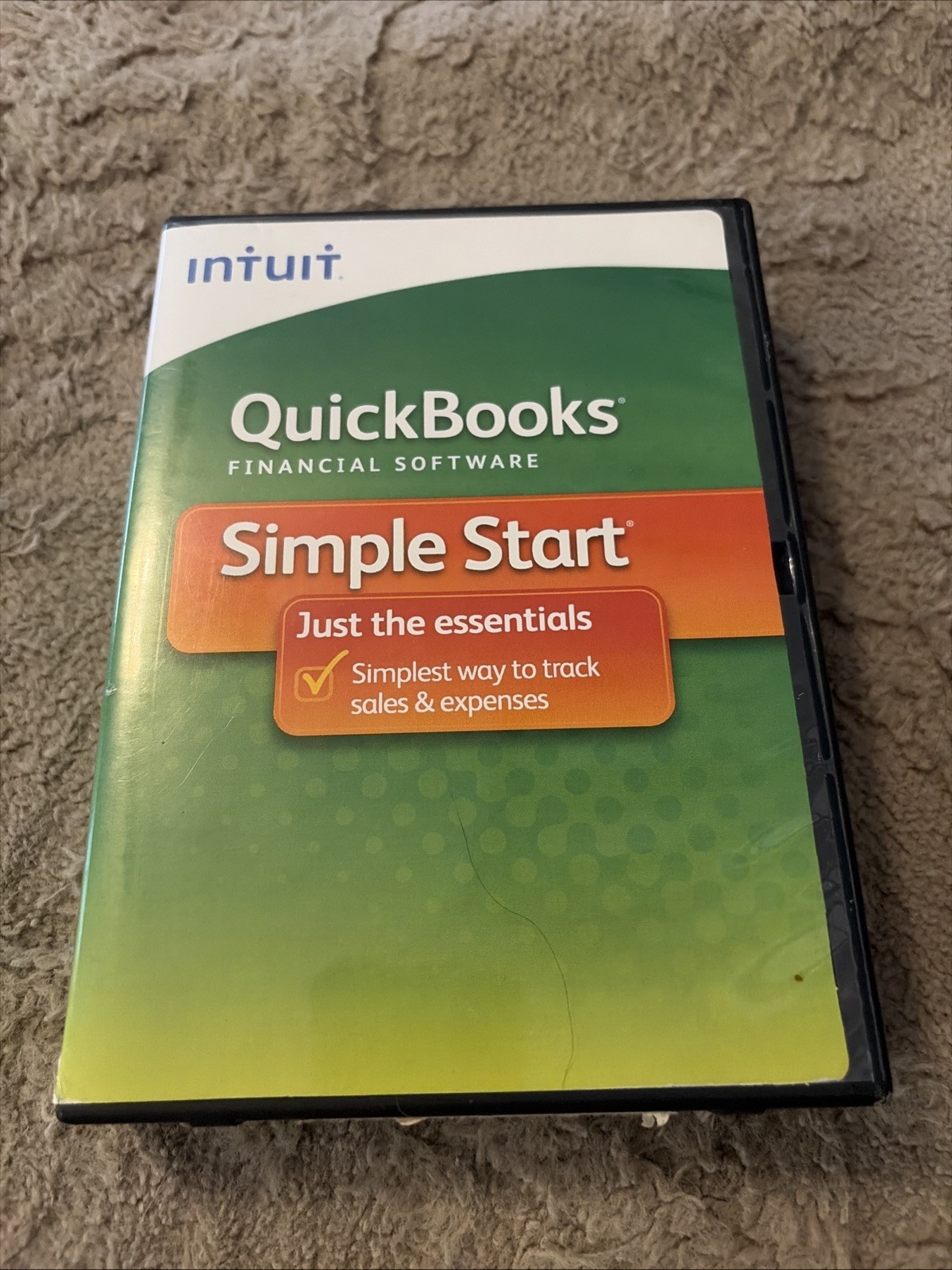 Intuit QuickBooks Accounting Software Simple Start 2010 VGUC. 
