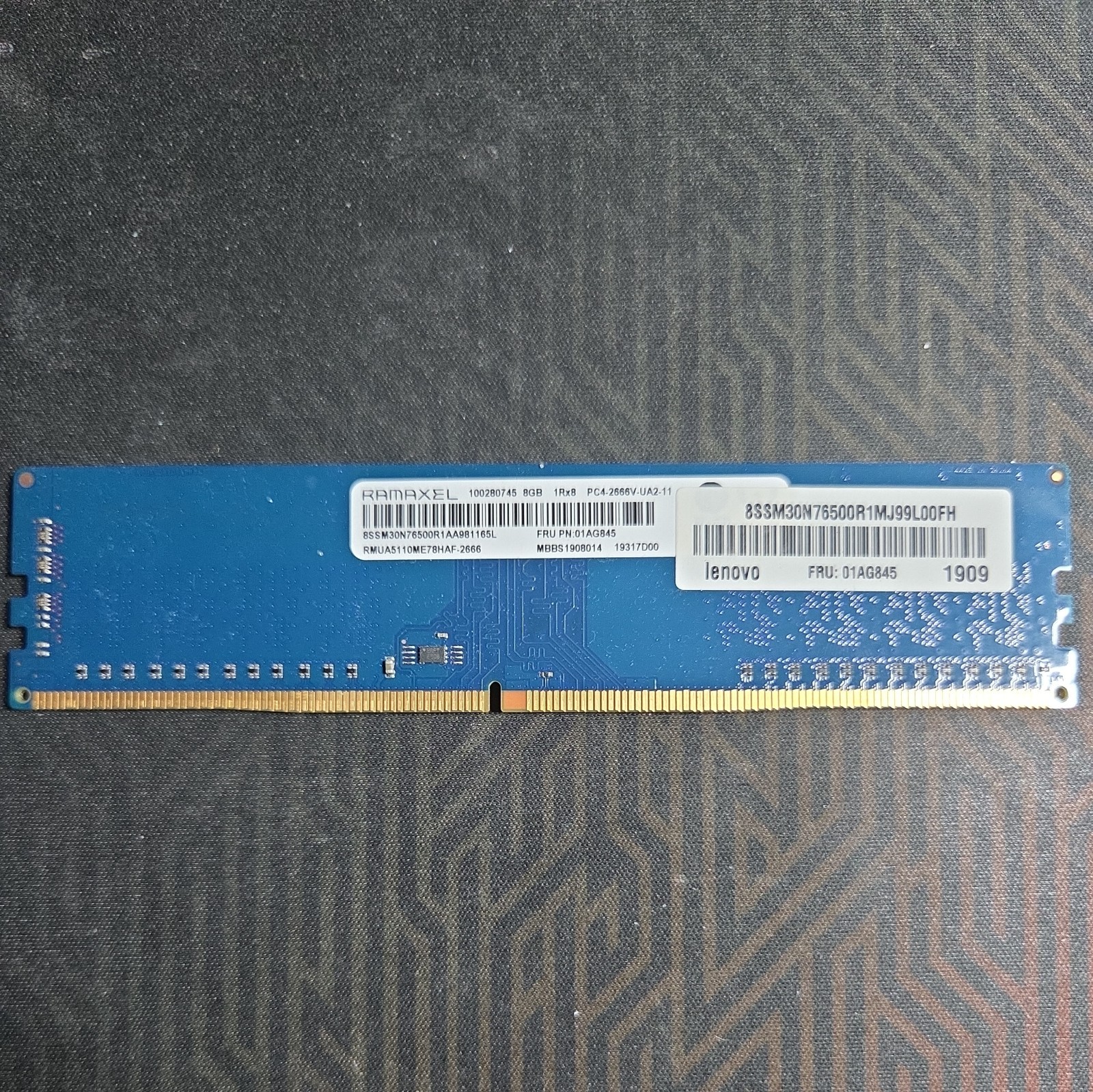 RAMAXEL 1Rx8 8GB (1x8GB) RAM DDR4 2666MHz
