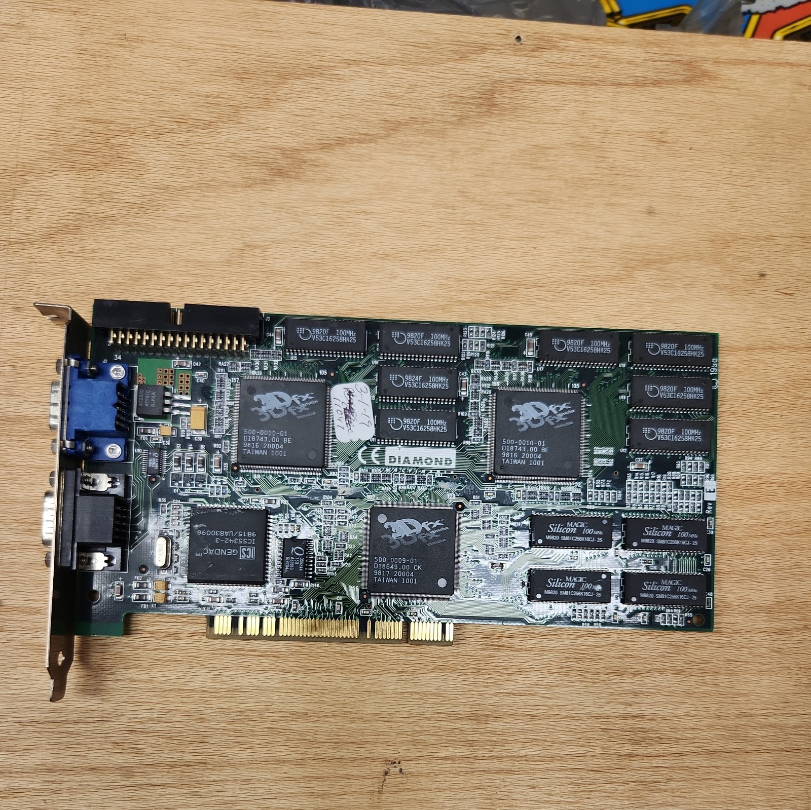 Diamond Monster 3D II 3DFX Voodoo 2 PCI 8MB 23150109-101 Card