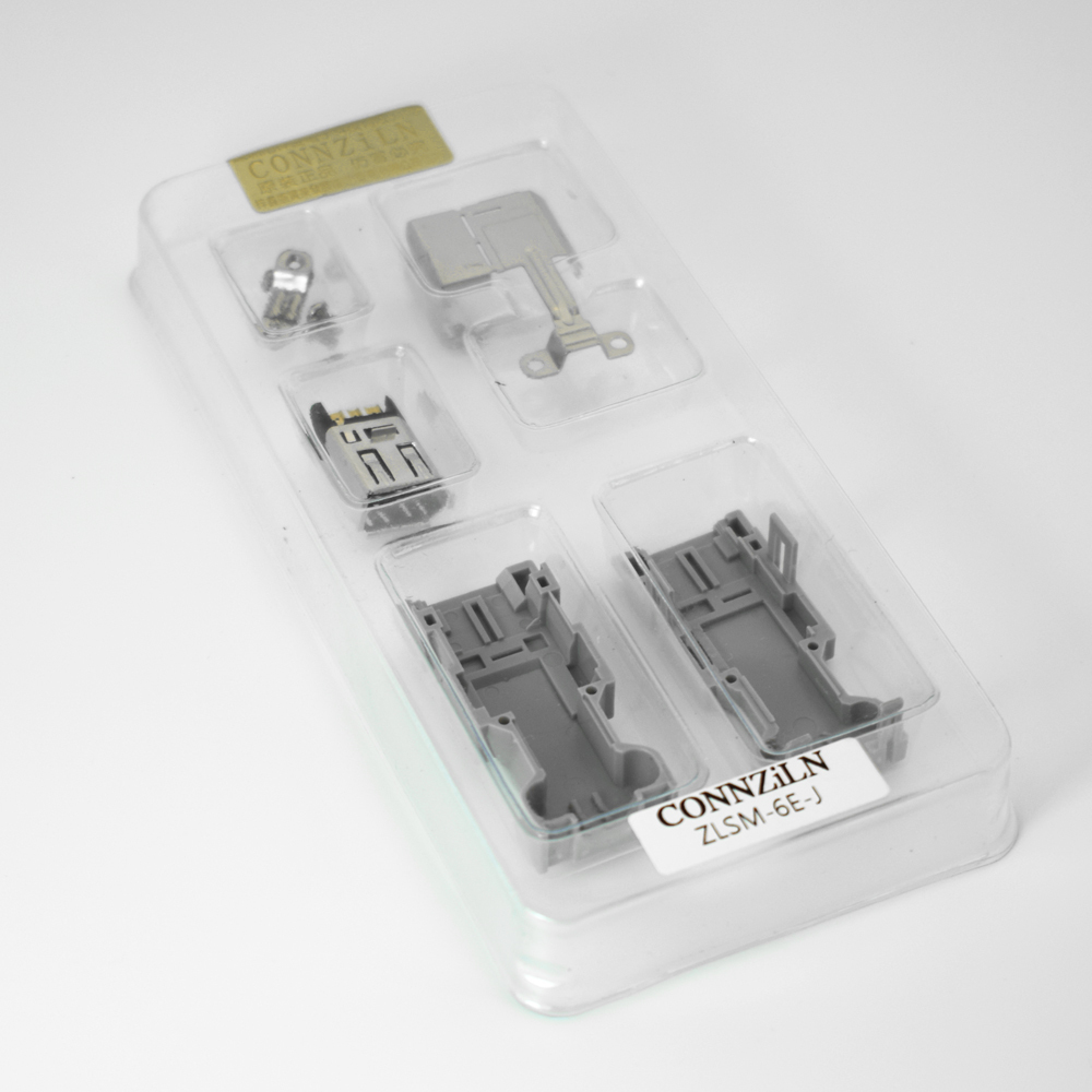 4 sets SM-6E 54280-0609 1394 6pin Female Connector Replace For JZSP-CMP9-2-E