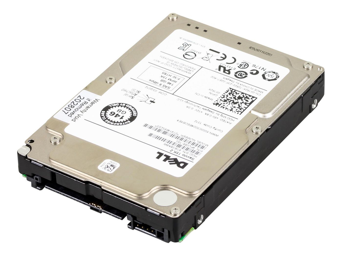 Dell 61XPF 061XPF HD 146GB 512b SAS 15K RPM, 2.5 inch, 64MB, Seagate, Yello ~E~
