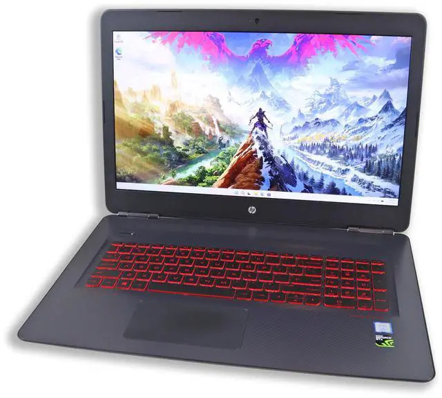 HP Omen 17t-w200 17.3 in Full i7-7700HQ 16GB RAM 256GB SSD + 1TB HDD NVIDIA