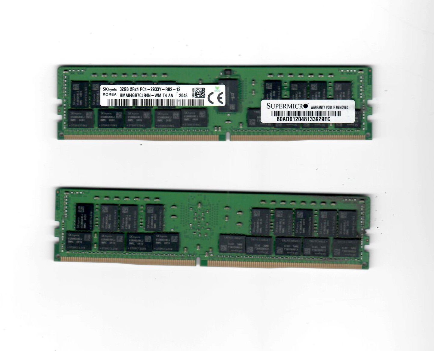 SK hynix 32GB DDR4-2933 ECC RDIMM PC4-2933Y HMA84GR7CJR4N-WM