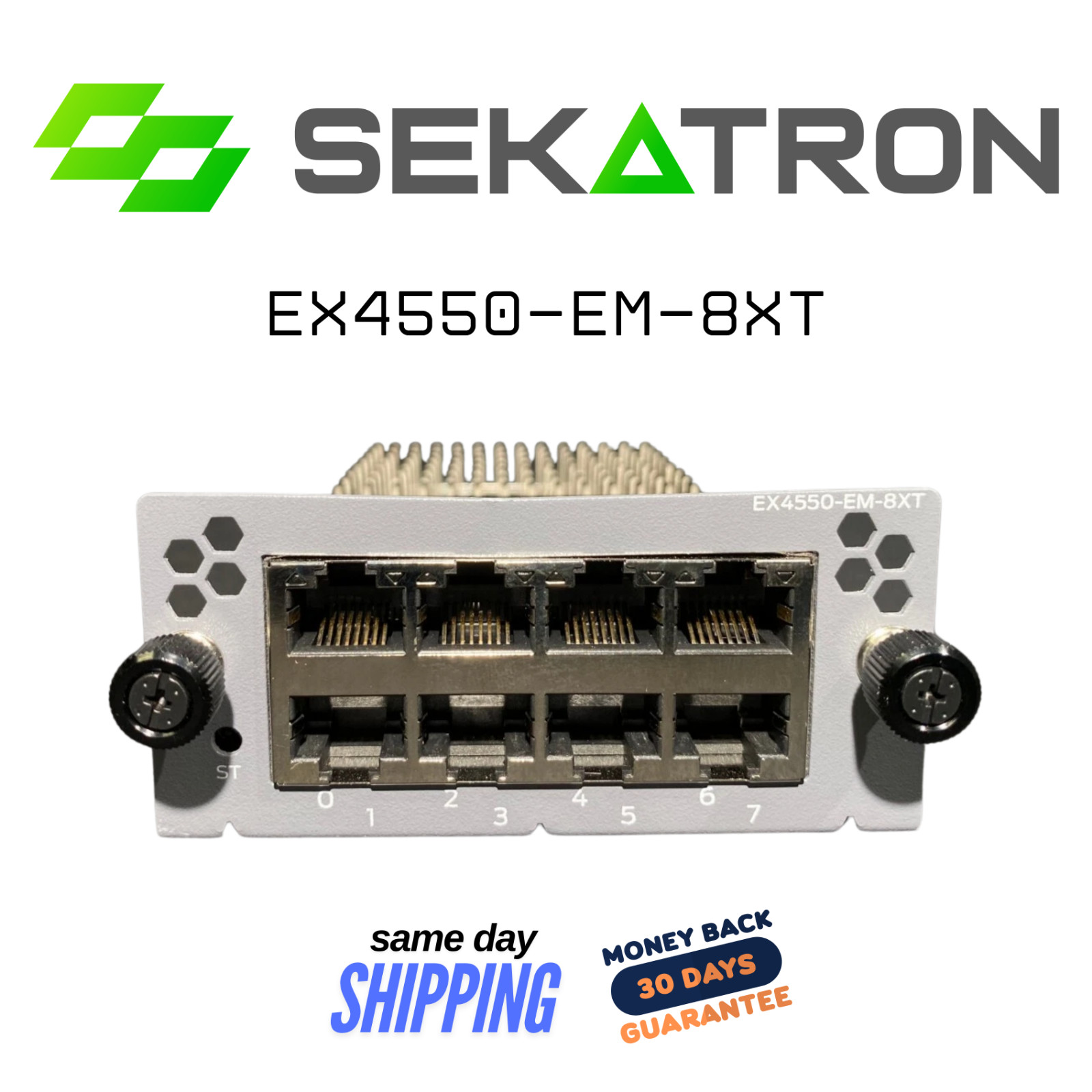 🔌 Juniper EX4550-EM-8XT • 8× 10GBASE-T • EX4550 Expansion Module • Tested ⚡