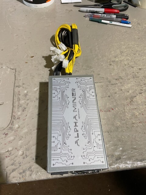1800W PSU Mining Power Supply for Antminer S9 or Etherium Miner  200-300V