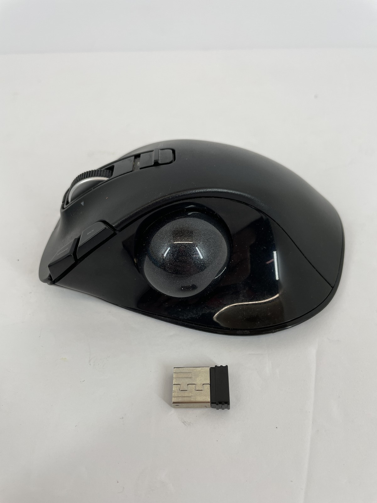 ELECOM EX-G M-XT3DR Wireless Trackball Mouse Black Japan Design USB Receiver