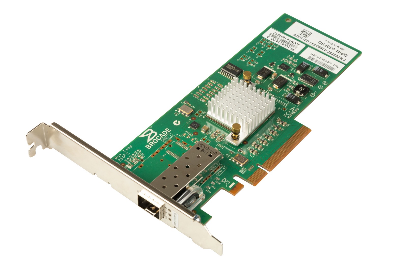 Network interface card Dell Brocade 815 1x8Gb FC PCIe x8 HBA 33F8C